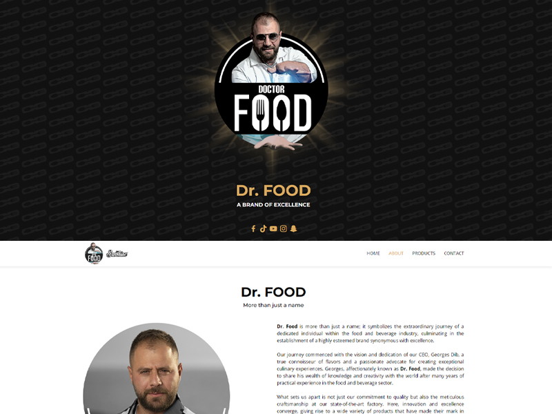 Dr Food Website