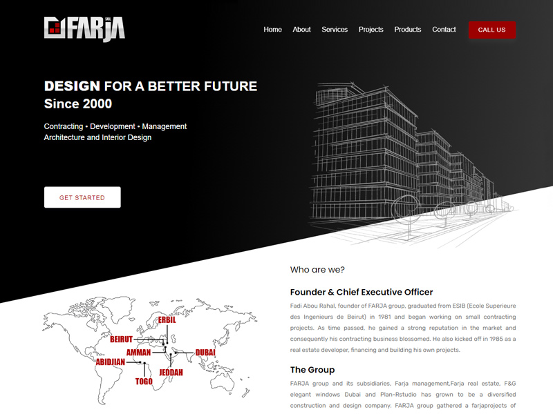 Farja Group Website